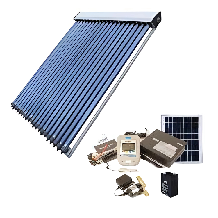 Retrofit solar geyser system including geyserwise pump kit