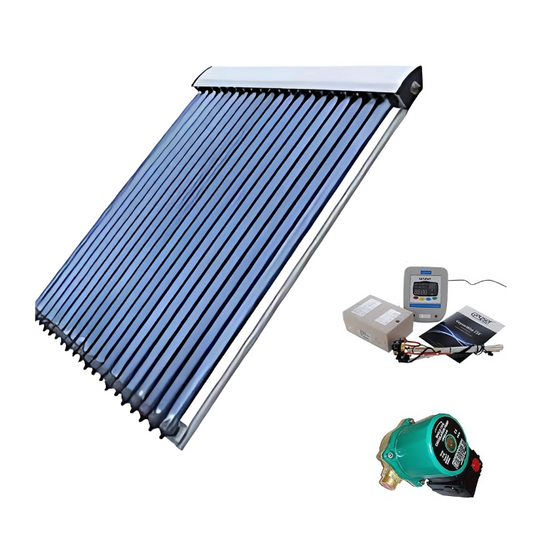 Retrofit solar geyser system including Geyserwise pump kit